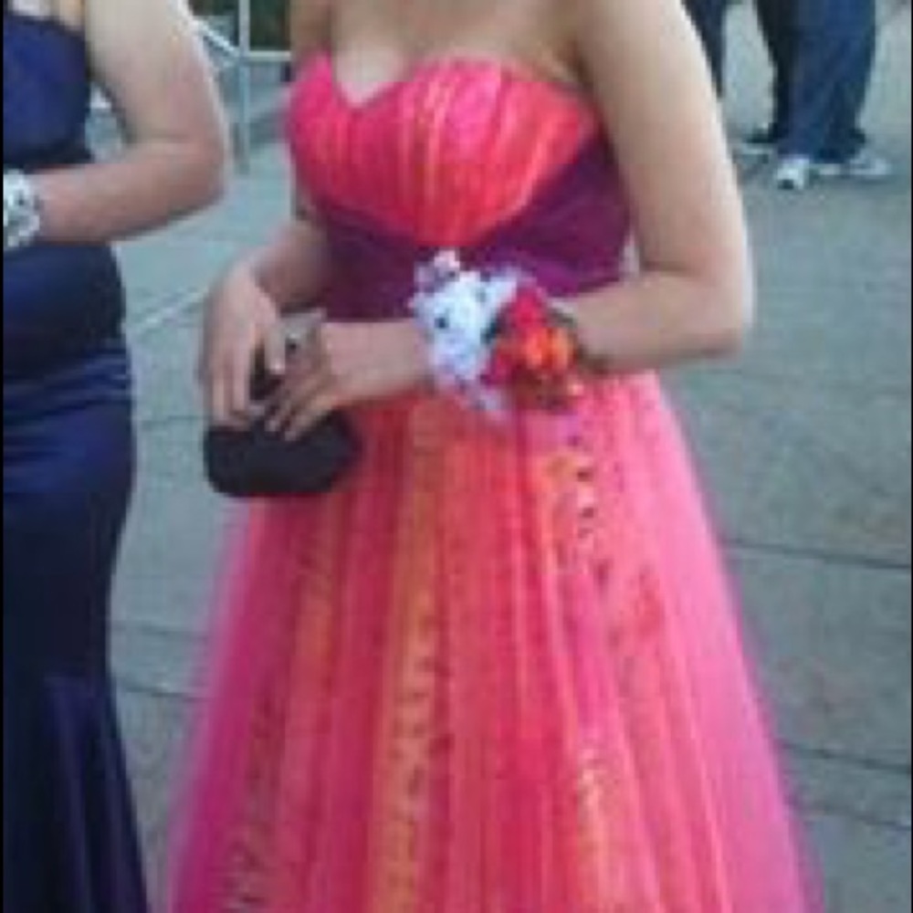Prom Dress Gown Animal Print